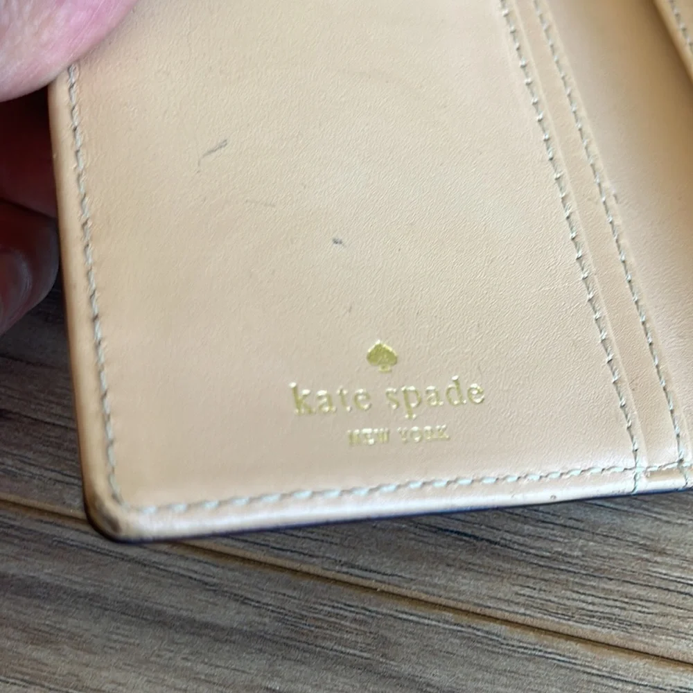 Pre-owned Kate Spade Blue Leather Wallet